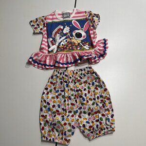 Zoodles 12 Month Jelly Bean Outfit